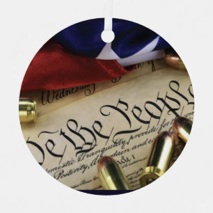 Declaration of Independence Metal Tree Decoration