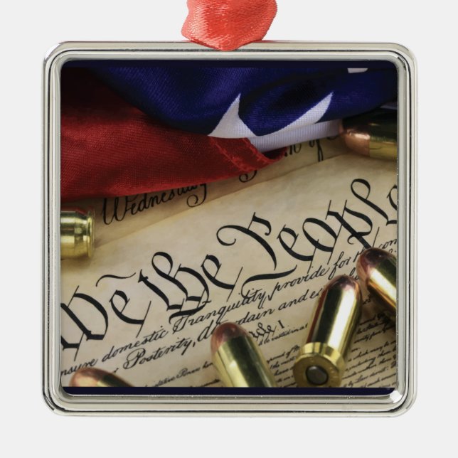 Declaration of Independence   Metal Tree Decoration (Front)