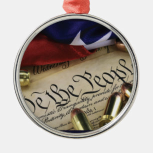 Declaration of Independence Metal Tree Decoration