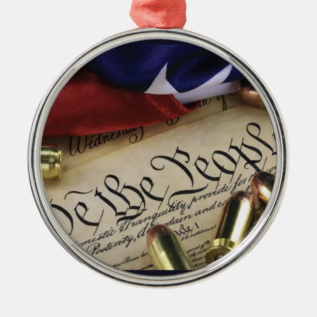Declaration of Independence   Metal Tree Decoration (Front)