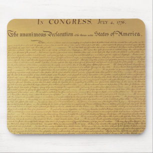 Declaration of Independence Mouse Mat