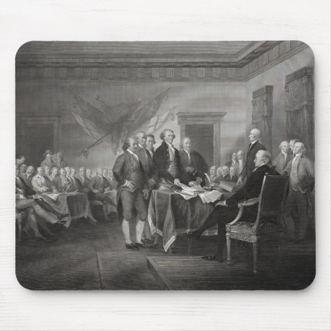 Declaration of Independence Mouse Mat (Front)