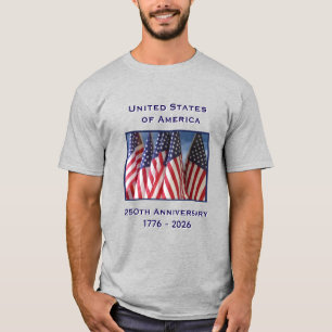 Declaration of Independence on Back July 4th 1776 T-Shirt