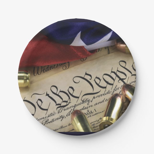 Declaration of Independence   Paper Plate (Front)