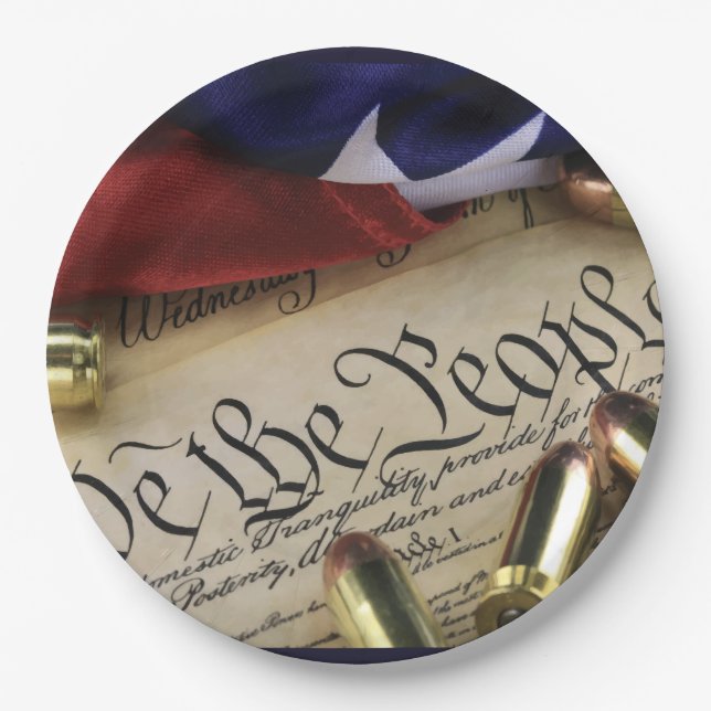 Declaration of Independence  Paper Plate (Front)