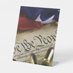 Declaration of Independence Pedestal Sign