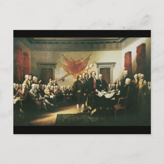 Declaration of Independence Postcard