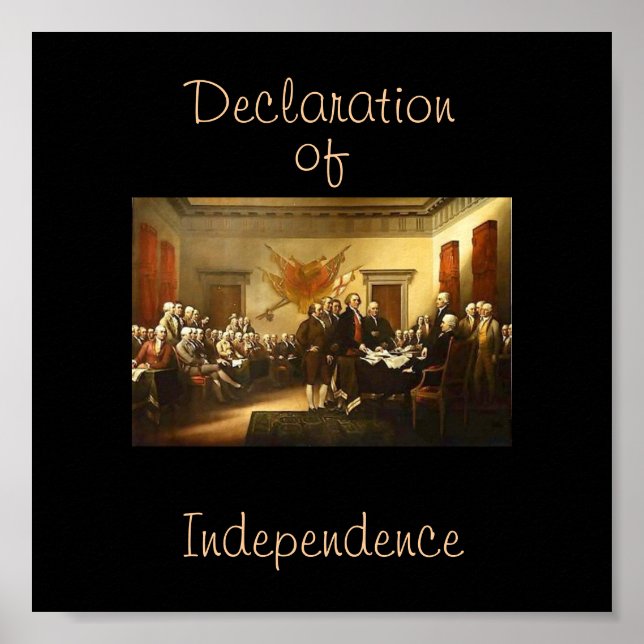 Declaration of Independence Poster (Front)