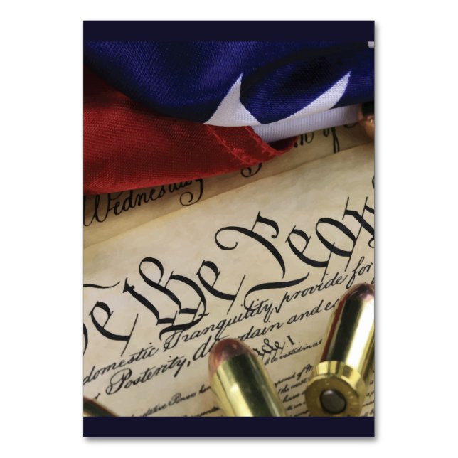 Declaration of Independence  Table Number (Front)