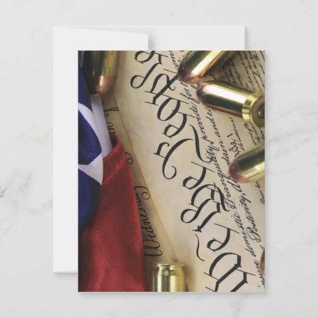 Declaration of Independence   Thank You Card (Front)