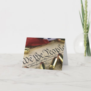Declaration of Independence   Thank You Card