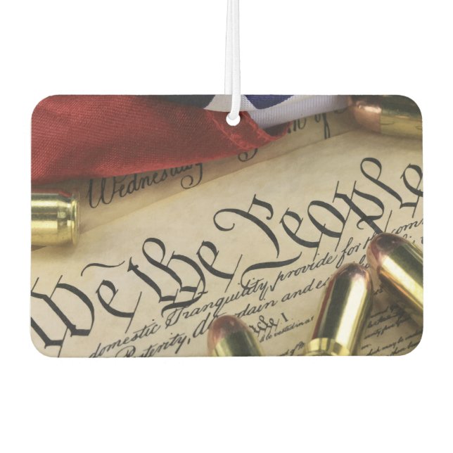 Declaration of Independence  Throw Pillow Car Air Freshener (Front)