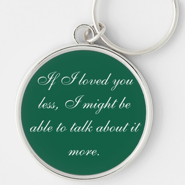 Declaration of Love by Mr. Knighley Key Ring (Front)