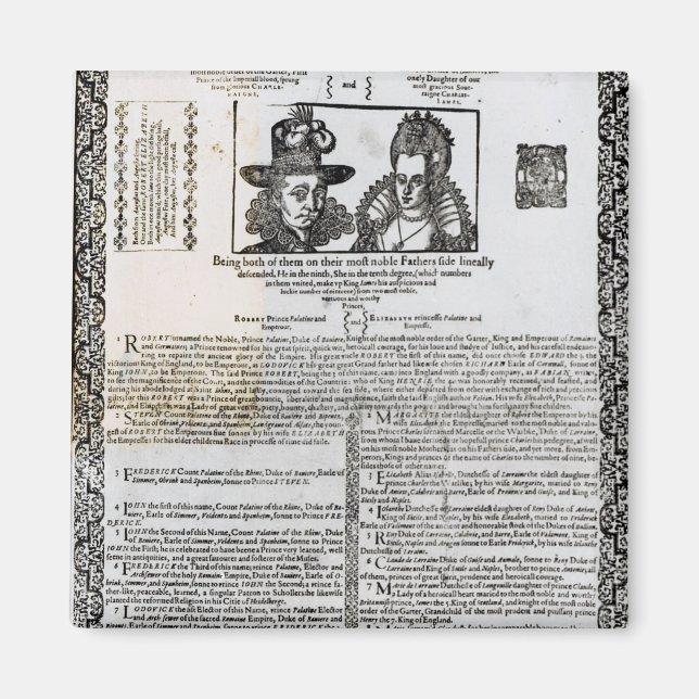 Declaration of the marriage of Frederick V Magnet (Front)