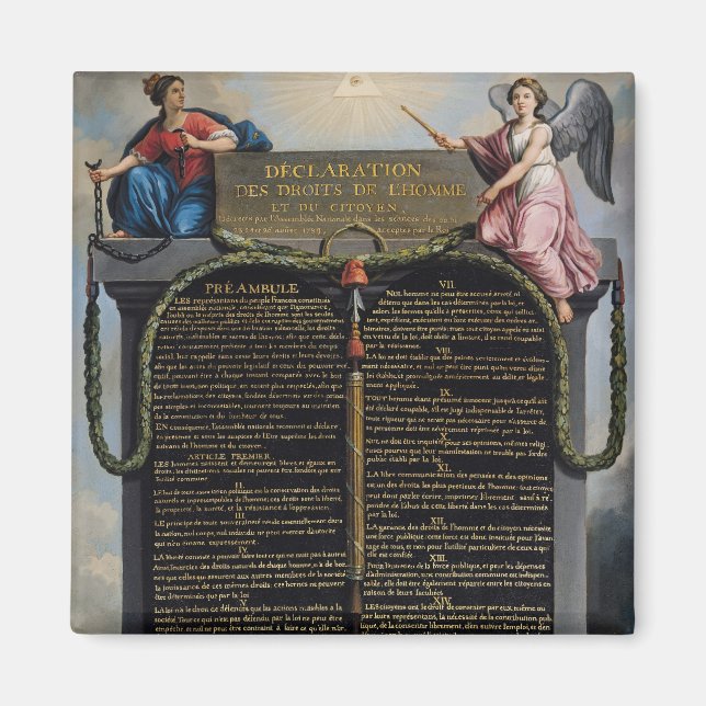 Declaration of the Rights of Man and Citizen Magnet (Front)