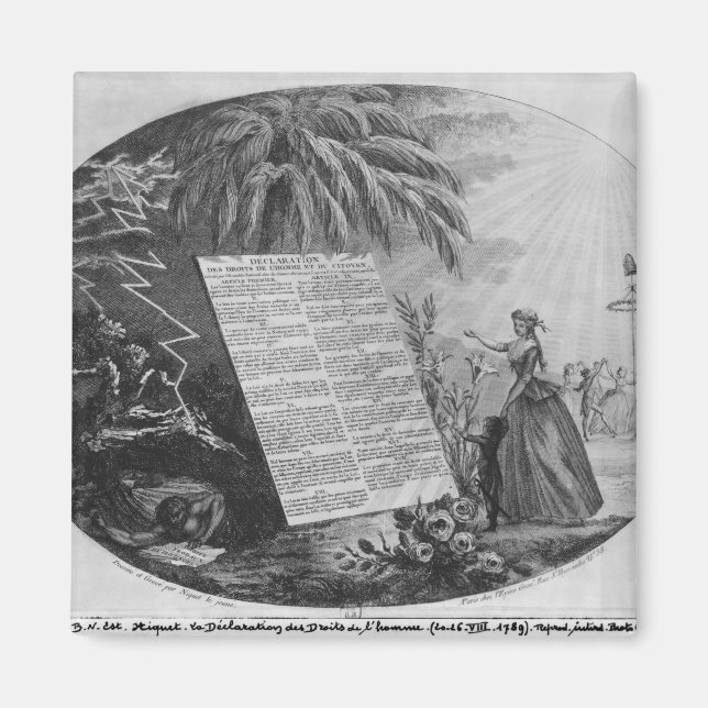 Declaration of the Rights of Man Magnet (Front)