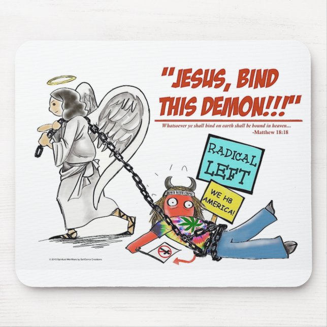 Declare Spiritual Warfare! Mousepad (Front)