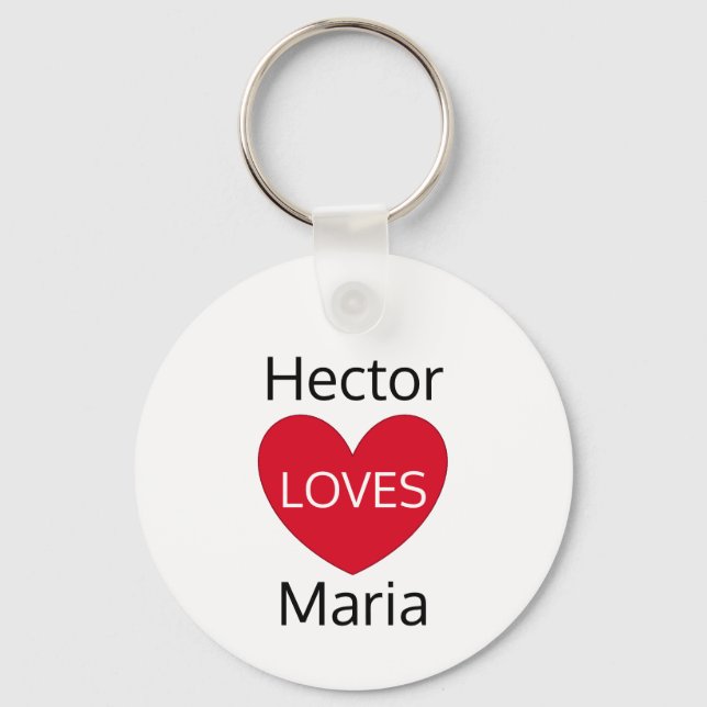 Declaring Love  Key Ring (Front)