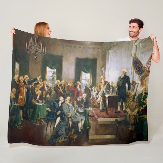 DECLARITION of INDEPENDENCE Fleece Blanket (In Situ)