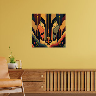 Deco Abstraction Poster