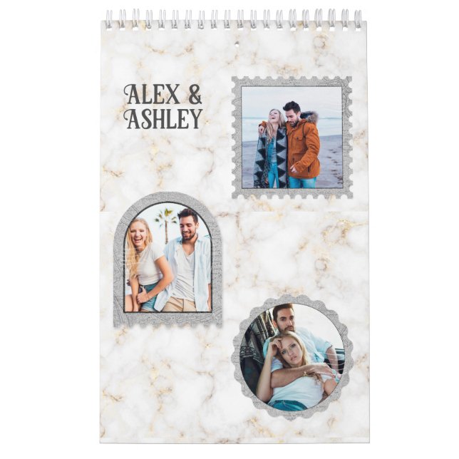 Deco Art Modern Customised Photo Name Calendar (Cover)