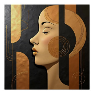 Deco Beauty Feminine Poster