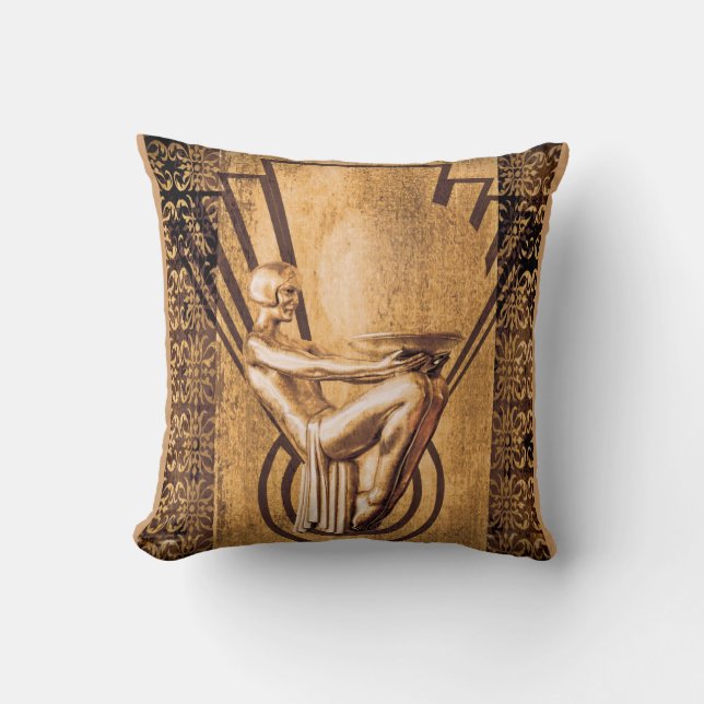 Deco Bronze Cushion (Front)