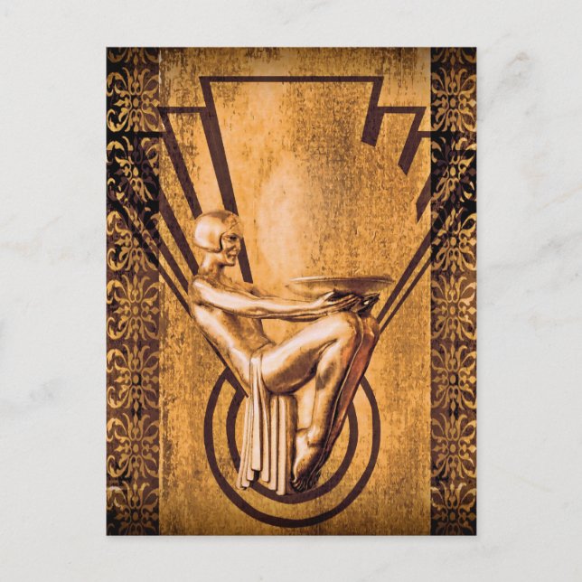 Deco Bronze Postcard (Front)