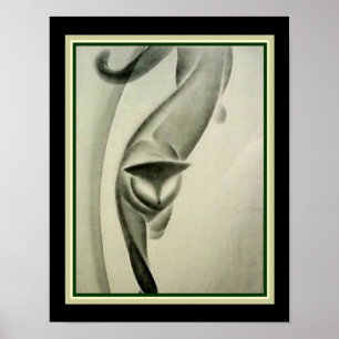 Deco Cat Lithograph ca. 1931 by Major Felten Poster