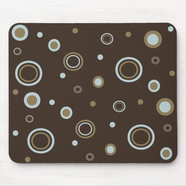 Deco Circles Mouse Mat (Front)