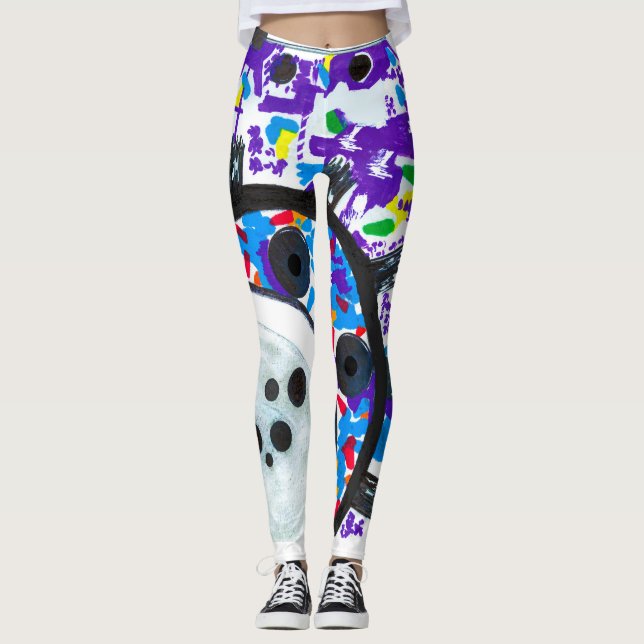 "Deco Cogs" Leggings (Front)
