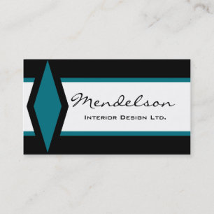 Deco Decor Aqua Design Company Business Card