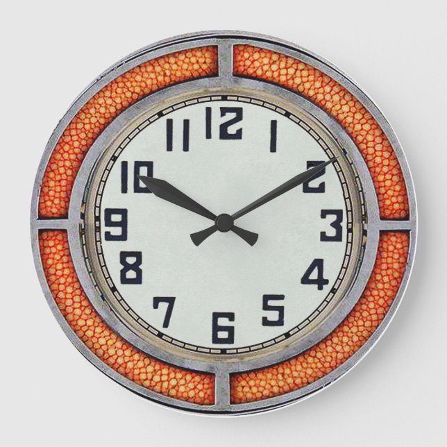 Deco Design Wall Clock (Front)