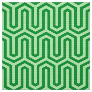 Deco Egyptian motif - jade green Fabric