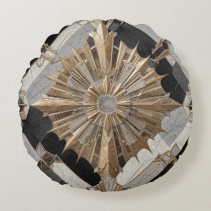 Deco Elegance Round Cushion