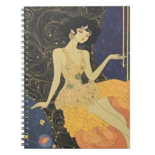Deco Fantasy Girl Notebook