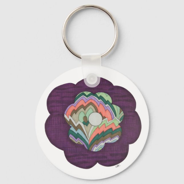 Deco Flower Keychain (Front)