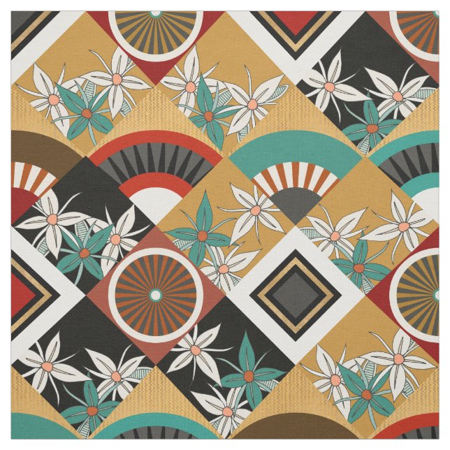 deco geo fabric (Swatch)