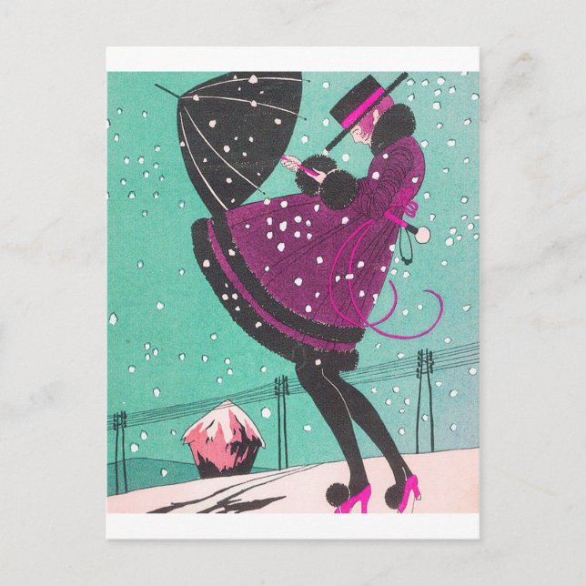 Deco Illustration Postcard (Front)