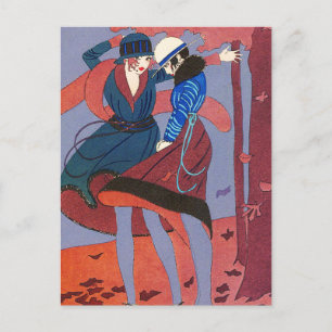 Deco Illustration Postcard