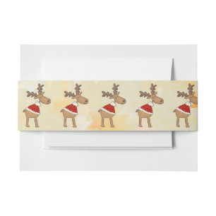 deco invitation belly band