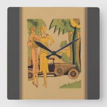 Deco Ladies And Car