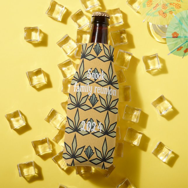 Deco Leaves  Bottle Cooler (In Situ Summer)