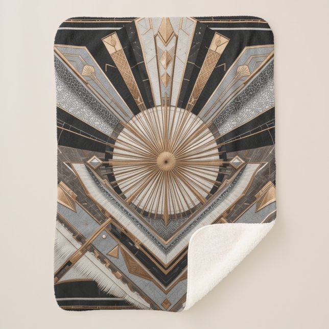 Deco Luxurious Sherpa Blanket (Front)