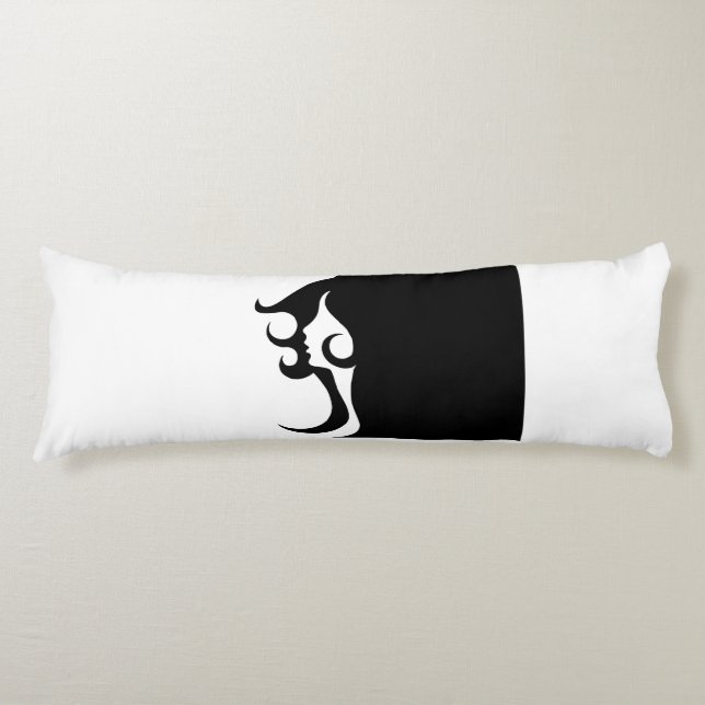 Deco Mod Woman Body Pillow (Front)