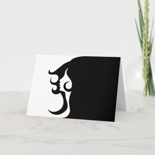 Deco Mod Woman Card (Front)