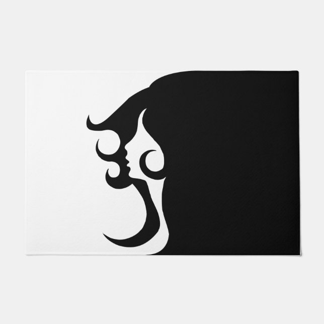 Deco Mod Woman Doormat (Front)