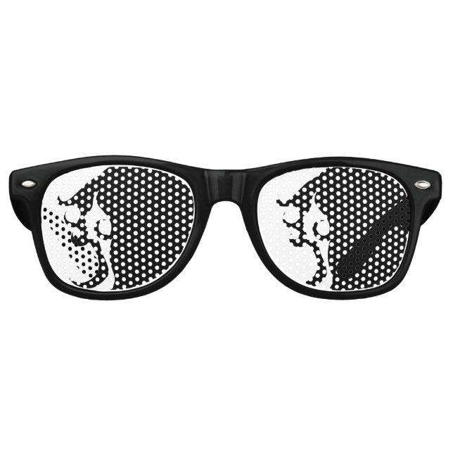 Deco Mod Woman Retro Sunglasses (Front)