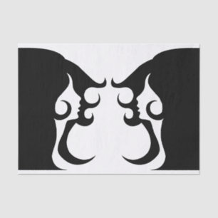 Deco Mod Woman Tissue Paper