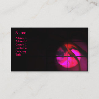 deco moon business card